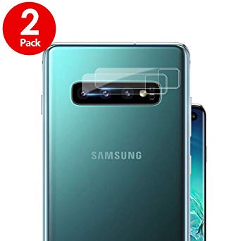 Galaxy S10, S10 Plus Camera Lens Protector, G-Color [9H Hardness] [High Definition] [Scratch Proof] Tempered Glass Camera Protector for Samsung Galaxy S10/S10  Camera Lens (2 Pack)