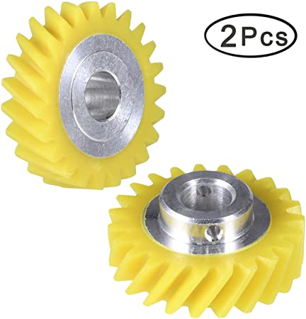 W10112253 Mixer Worm Gear Replacement Part by Moteder, for Whirlpool Kitchenaid Replaces 4162897 AP4295669 4161531 4169830 (2 Pcs)