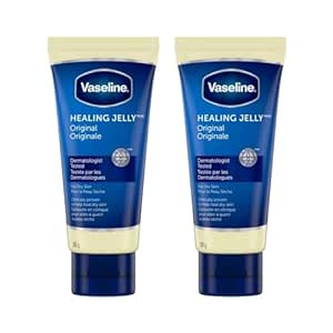 Vaselinne Healing Jelly Petroleum Jelly for sensitive, dry skin Original hypoallergenic 50 g X2 PACK