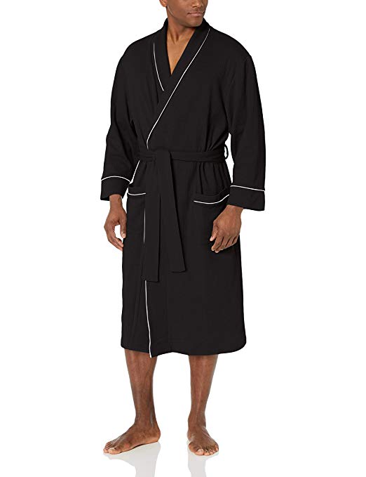 Amazon Essentials Men's Waffle Shawl Robe