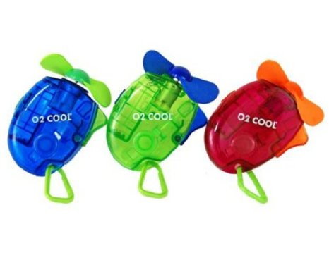 O2-Cool Carabiner Water Misting Fan, Colors May Vary