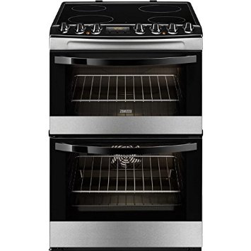 Zanussi ZCV68310XA Electric Cooker with 4 Hotplate Burners in Stainless Steel