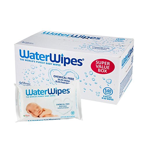 WaterWipes Sensitive Baby Wipes, 540 count