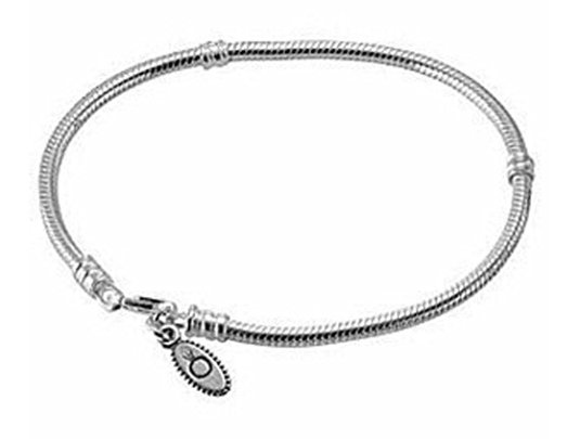 PANDORA Sterling Bracelet with Lobster Claw Clasp 590700HV-21, 8.3 inch