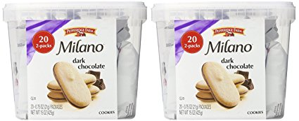 Pepperidge Farm Milano Double Chocolate Cookies, 2Pack of 15 Ounce