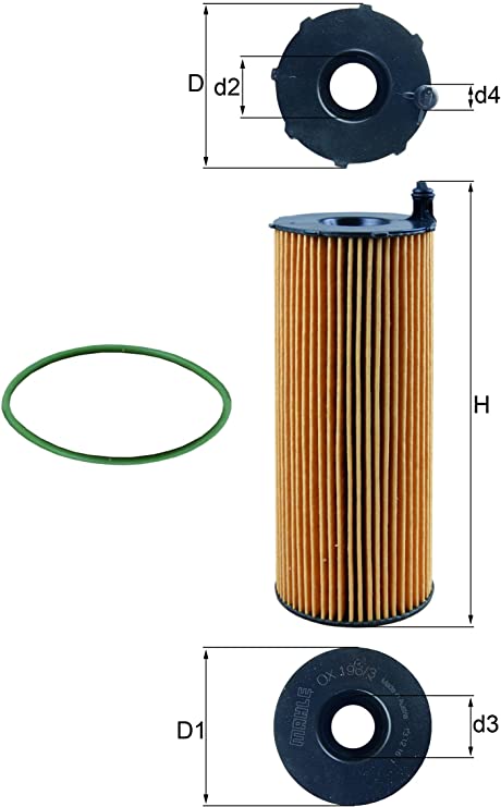 MAHLE OX 196/3D ECO Oil Filter