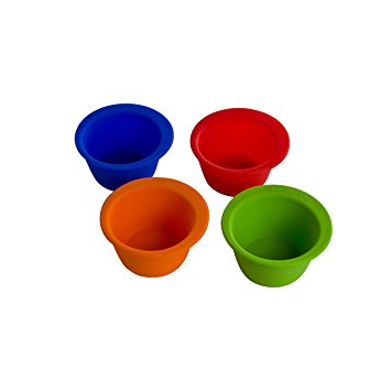 Curious Chef 4-Piece Silicone Pinch Bowl Set