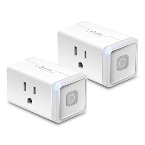 Kasa Smart Plug Lite (2-Pack) by TP-Link - No Hub Required, Wi-Fi, Works with Alexa, Google Assistant, IFTTT, Control Your Devices From Anywhere (HS103P2)