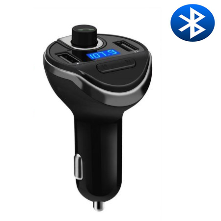 2 USB Port Wireless Bluetooth FM Transmitter MP3 Player Car Kit Charger For