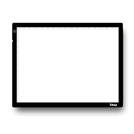 Litup L1886W1421 Inch LP3-USBA3-USB LED Light Pad Light Box with USB cableEyesight Protected Technology Dimmable feature and 18 Months of Warranty -LP3-USB