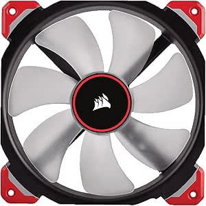 Corsair ML140 Pro LED, Red, 140mm Premium Magnetic Levitation Cooling Fan, CO-9050047-WW