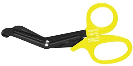 Prestige Medical Premium Fluoride Scissor, Neon Yellow, 5.5 Inch
