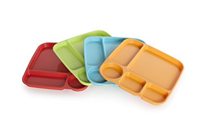 Nordic Ware Party Trays, Assorted Colors, Set of 4