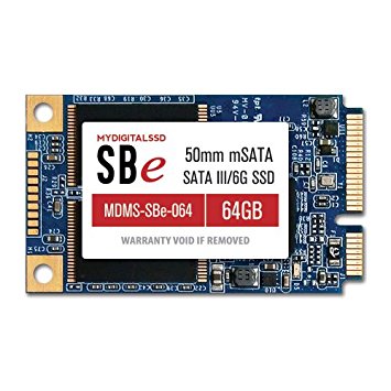 MyDigitalSSD 64GB Super Boot Eco Drive 50mm SATA III 6G mSATA SSD Solid State Drive - MDMS-SBe-064