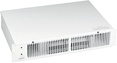 Broan 114 Kickspace Fan-Forced Wall Heater Without Built-in Thermostat, White