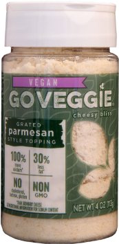 Go Veggie Vegan Parmesan Cheese (Pack of 2) (4 Ounces)
