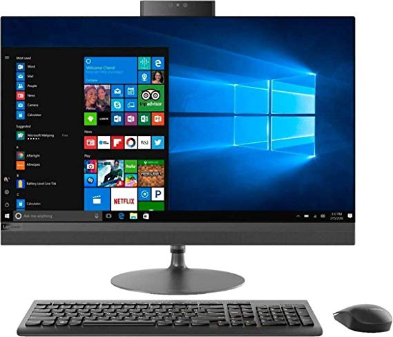 Flagship 2019 Lenovo IdeaCentre 520 23.8" Full HD IPS Touchscreen Desktop, Intel SIX-Core i5-8400T 12GB DDR4 16GB Optane Memory 1TB HDD DVDRW HDMI 802.11ac Bluetooth Pop-IR Webcam USB 3.1 Win 10