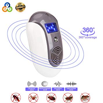 TangN Pest Repellent，Ultrasonic Pest Control Mouse Plug in，Indoor Outdoor Electronic Control Rodent，Mosquito，Insect，Roach，Spider，Ant，Rat And Flea，Safe Control NO Chemicals Ultrasonic Pest Repeller.