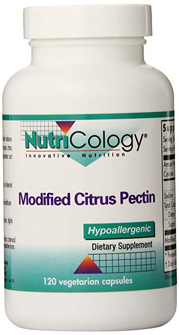 Nutricology Modified Citrus Pectin, Vegicaps, 120-Count