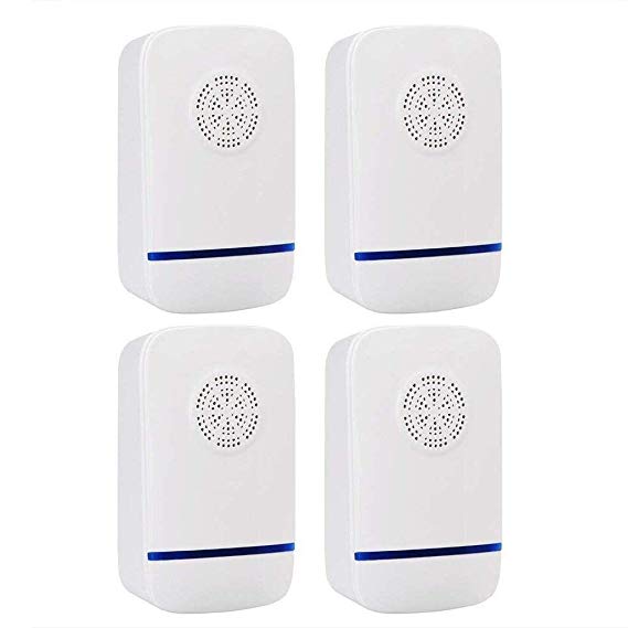 Mercy Shopping Ultrasonic Pest Repeller, Repels for Mice Spider Roaches Mosquito Bugs (4 Pack)