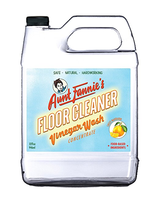 Aunt Fannie's Floor Cleaner Vinegar Wash, Sweet Mandarin, 32 Ounce