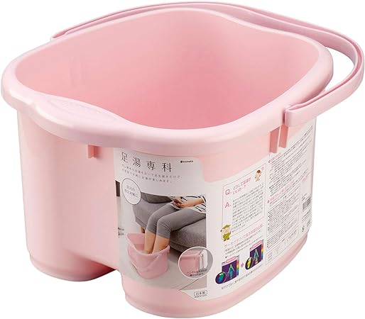 イノマタ化学(Inomata-k) Bath Supplies, 足のサイズ30cmまで, Pastel Pink