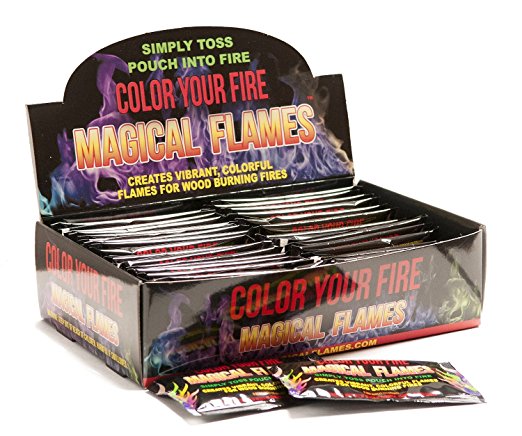 Magical Flames: Creates Colorful Flames For Wood Burning Fires! (12)