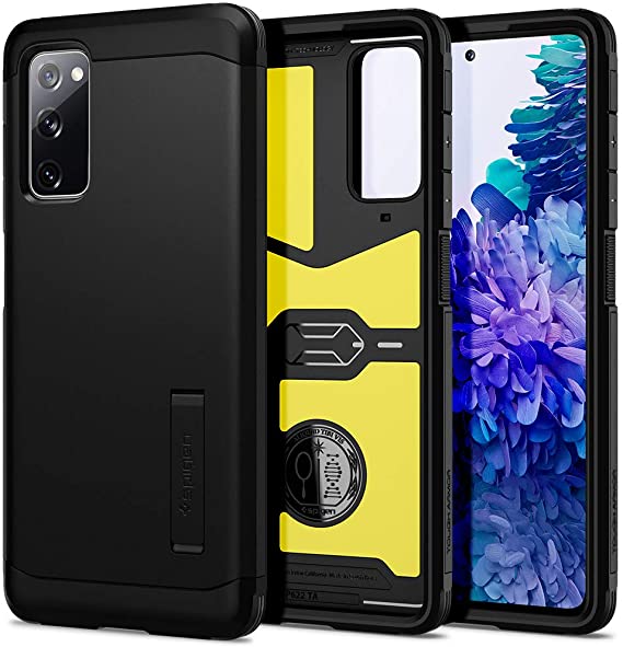 Spigen ACS02279 Tough Armor Designed for Samsung Galaxy S20 FE 5G Case (2020), Black