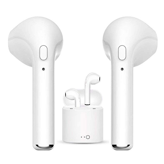 USGREET Bluetooth Wireless Headset, in-Ear Sports Headphones with Stereo Surround Sound,with Charge Box,for Business and leissure