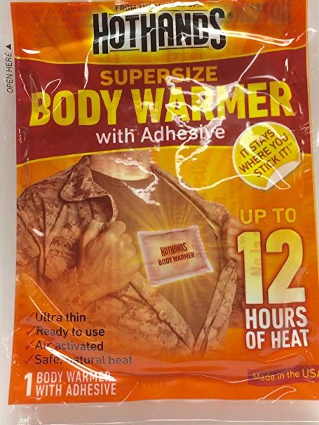 Hothands Adhesive Body Warmer (Choose Quantity Below) (2pk (16 Warmers))