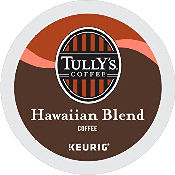 Tully's Coffee Hawaiian Blend Tully's Coffee Keurig Single-Serve K-Cup Pods, Medium Roast Coffee, 12 Count