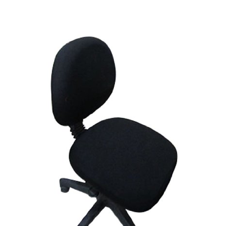 A.B Crew Computer Office Chair Cover Pure Color Universal Chair Cover Stretch Rotating Chair Cover(Black)