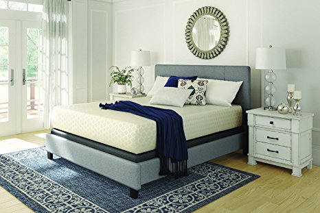 Chime by Ashley 12 Inch Chime Express Memory Foam Mattress - Bed in a Box - King - White