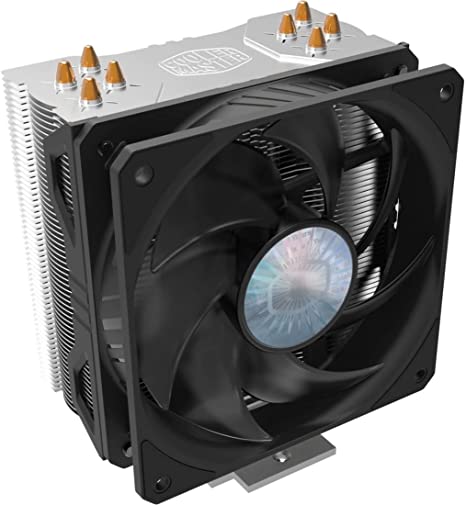 Cooler Master Hyper 212 EVO V2 CPU Air Cooler with SickleFlow 120, PWM Fan, Direct Contact Technology, 4 Copper Heat Pipes for AMD Ryzen/Intel LGA1700/1200/1151