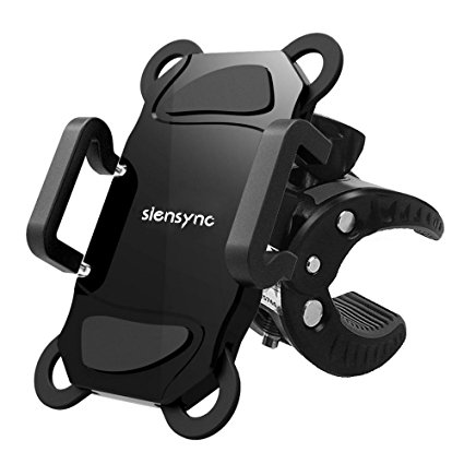 Universal Phone Bike Mount, Siensync 360-degree Rotating Shock-Protected Bicycle Handlebar Mount Holder for iPhone 7, 7 Plus and Other Smartphones