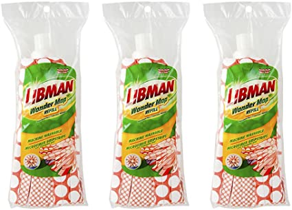 Libman 1208 Wonder Mop Refill (3 Pack)