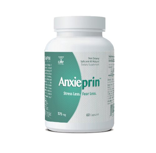 Anxieprin - Natural Stress & Anxiety Relief Supplement - Helps You Stay Calm & Relaxed