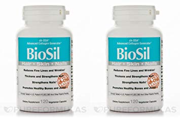 Biosil Skin & Hair & Nails Biosil 120 VCaps (Skin & Hair & Nails 2 x 120)