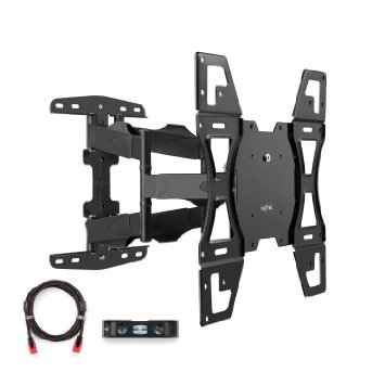 Suptek Articulating Full Motion Tv Wall Mount for 32"-60" LED LCD Plasma TVs (VESA Standard up to 400x400mm), 175lbs Weight Capacity MA52A