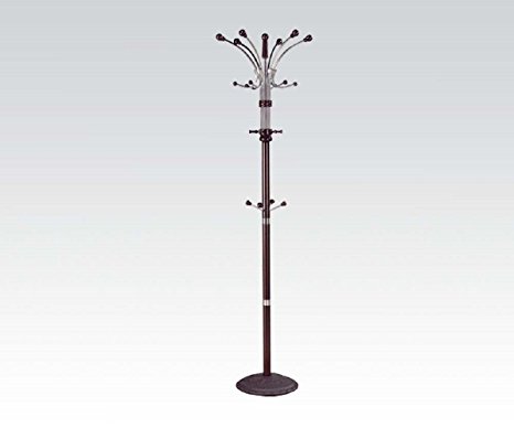 Acme 06316 Hubert Coat Rack, Espresso Finish