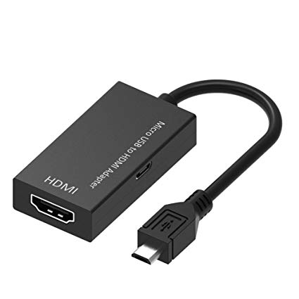 Tumao Micro USB to HDMI Adapter Galaxy S2 for Video and Image Output TV, Monitor, Projector Display