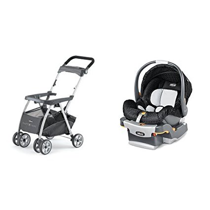 Chicco Keyfit Infant Car Seat and Base with Car Seat with Caddy, Ombra