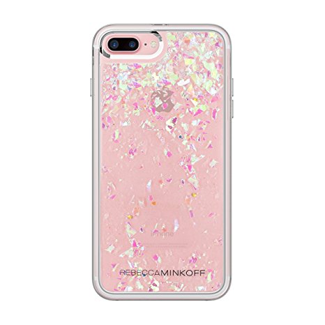 Rebecca Minkoff iPhone 7 Plus Case, Glitterfall Designer Phone Case fits Apple iPhone 7 Plus - Holographic Confetti Glitter