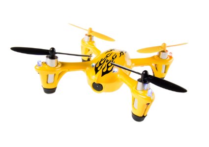 Hubsan X4 H107C UAV 2.4G 4CH Quadcopter with Camera (2MP HD), Includes BONUS BATTERY (*Doubles Flying Time*) with Hubsan Drone Guard Cover, Yellow Black (EXCLUSIVE LIMITED EDITION!!)