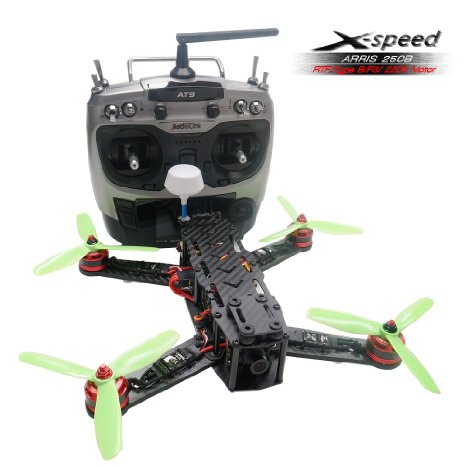 ARRIS X-Speed 250B 250mm Quadcopter Racer FPV 250 Racing Drone RTF With F3 Flight Controller   HD Camera   FPV TX   Radiolink AT9 Transmitter