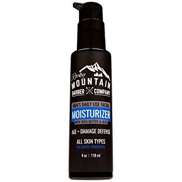 Moisturizer For Men – Canadian Made - Non-Greasy Lotion to Protect, Hydrate, & Restore Your Face – With Shea Butter, Jojoba Oil, Argan Oil & Vegetable-Derived Glycerin – Non-Clog, Fragrance-Free Formula – All Skin Types