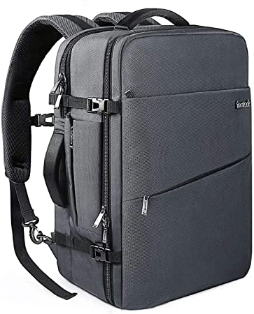 Inateck Travel Carry-On Luggage Backpack 30L, Flight Approved Business Anti-Theft Weekender Rucksack Bag, Fit 15.6'' Laptop for Men and Women - Gray