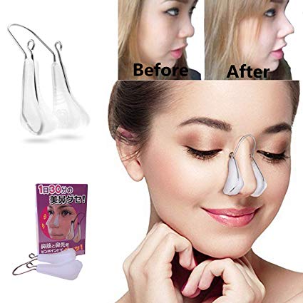 Trenddy Nose Shaper Lifter Clip Beauty Nose Up Lifting Soft Safety Silicone Rhinoplasty Nose Straightener for Wide Nose Women Girls Ladies