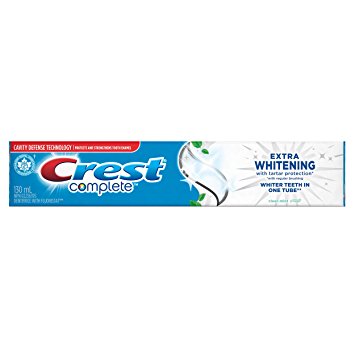 Crest Complete Extra Whitening - Clean Mint Toothpaste 130Ml (Packaging May Vary)