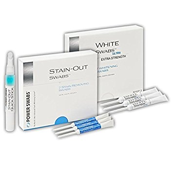 Power Swabs 7-Day Ultra White Teeth Whitening Kit with Free Quick Stick Pen